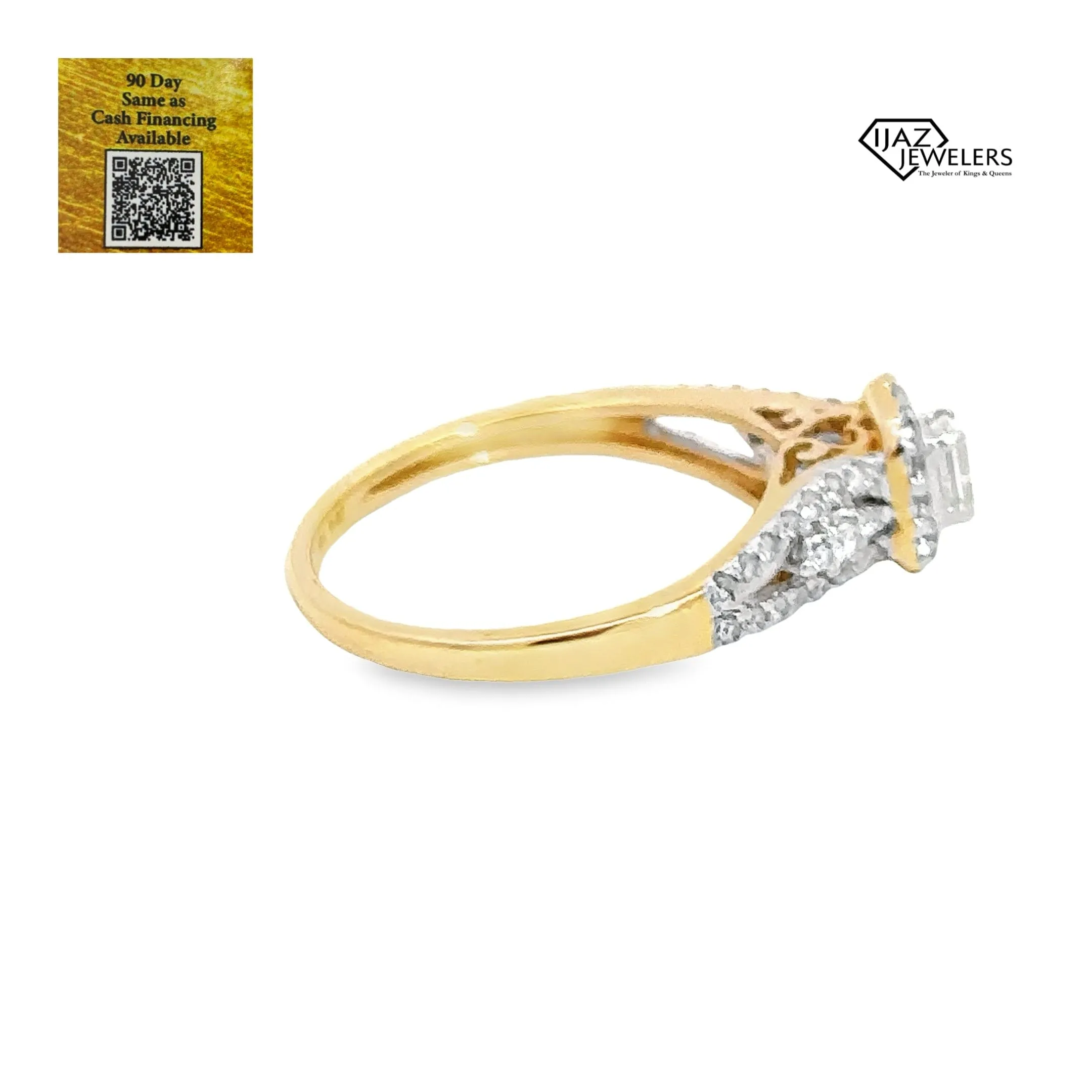 14K Gold 0.62 Diamond Ladies Wedding Ring