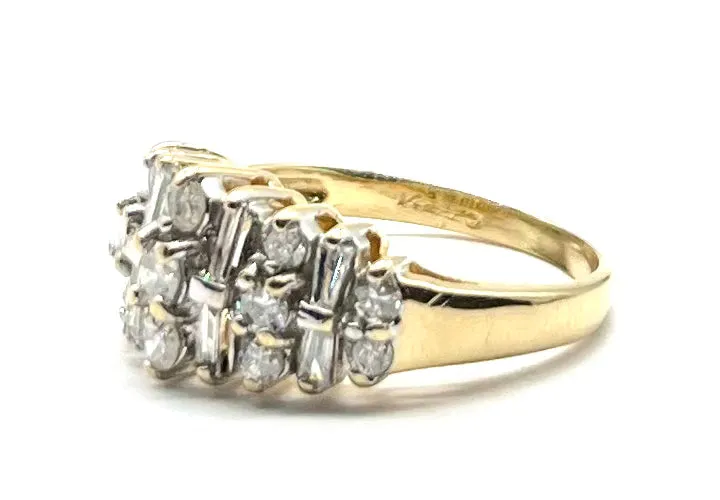 1.50ctw Diamond Tiered Fashion Ring