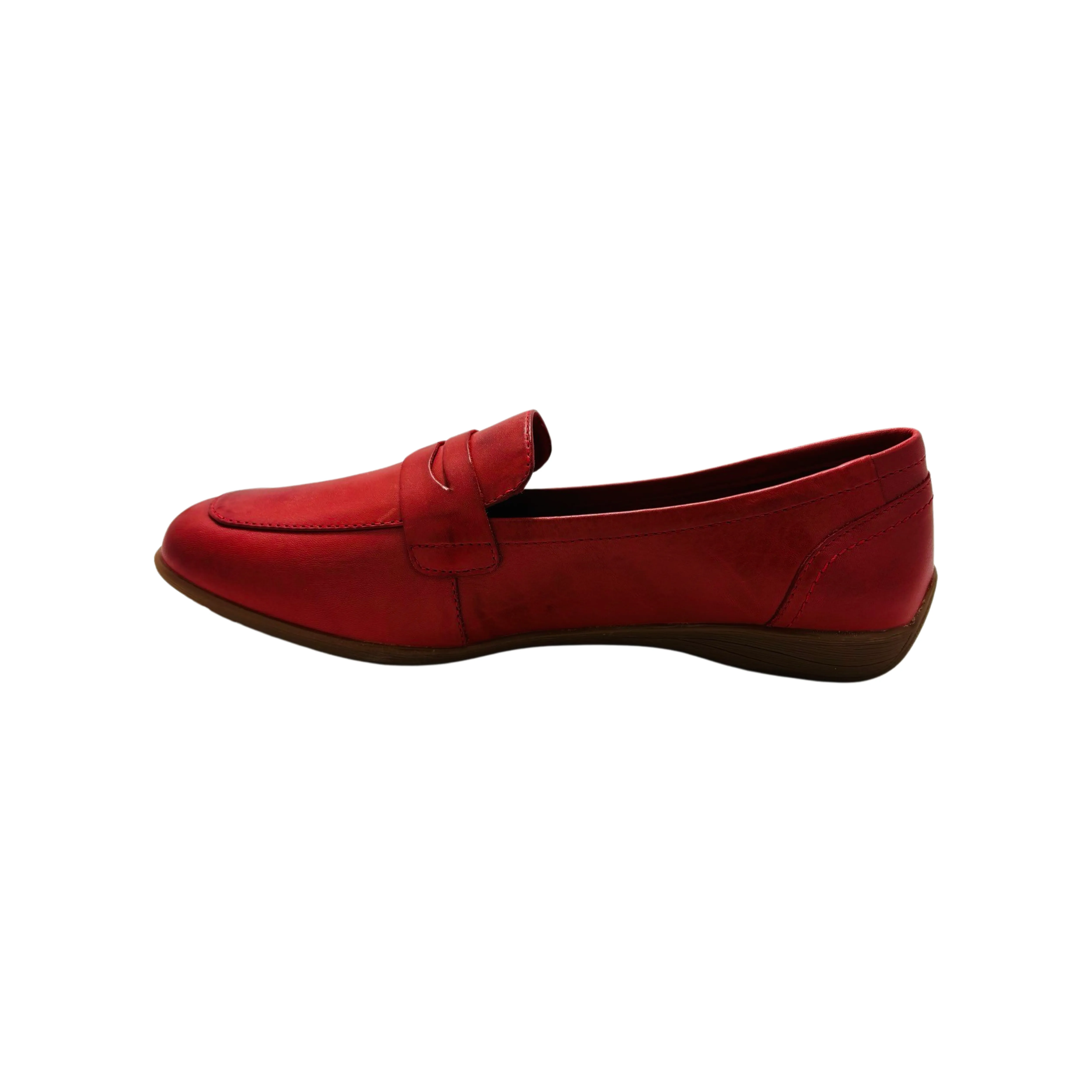 74822 Red Leather Loafer