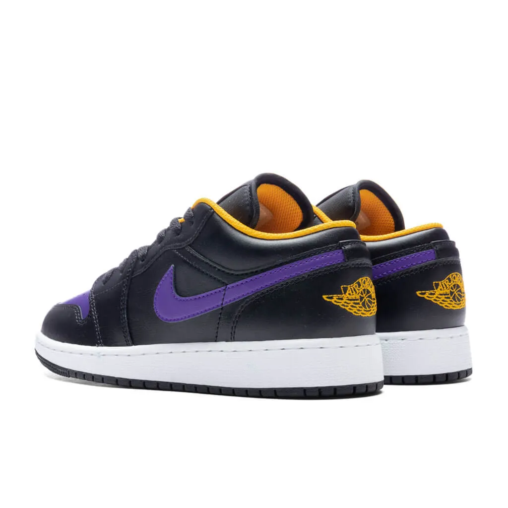 Air Jordan 1 Low (GS) - Black/Dark Concord/Taxi