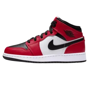 Air Jordan 1 Mid Chicago Black Toe GS