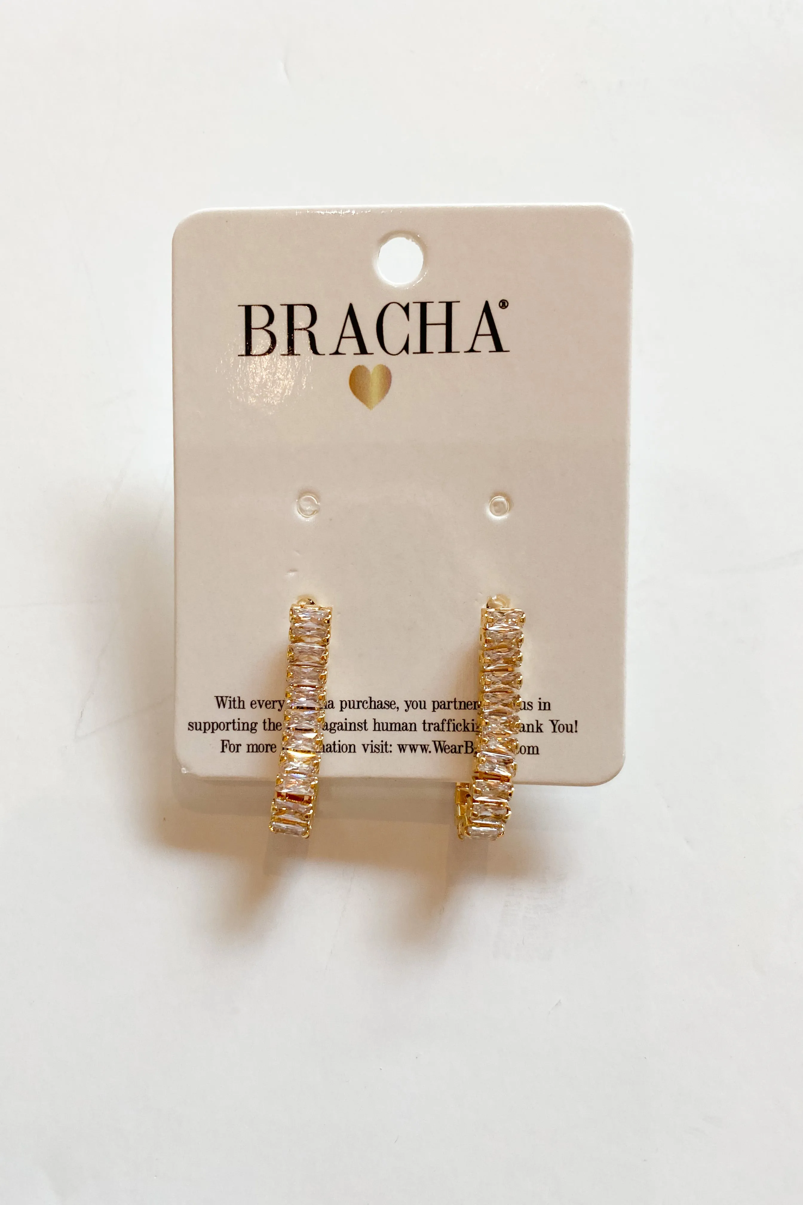 ava baguette earrings