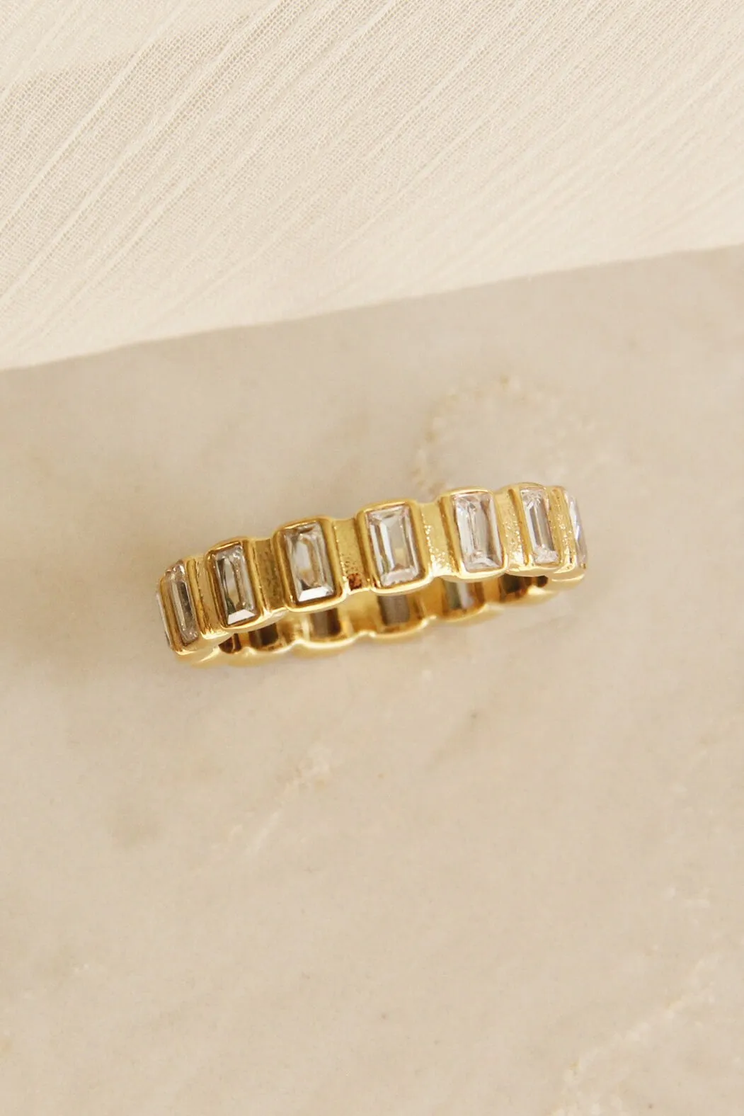 Baguette Eternity Band Ring