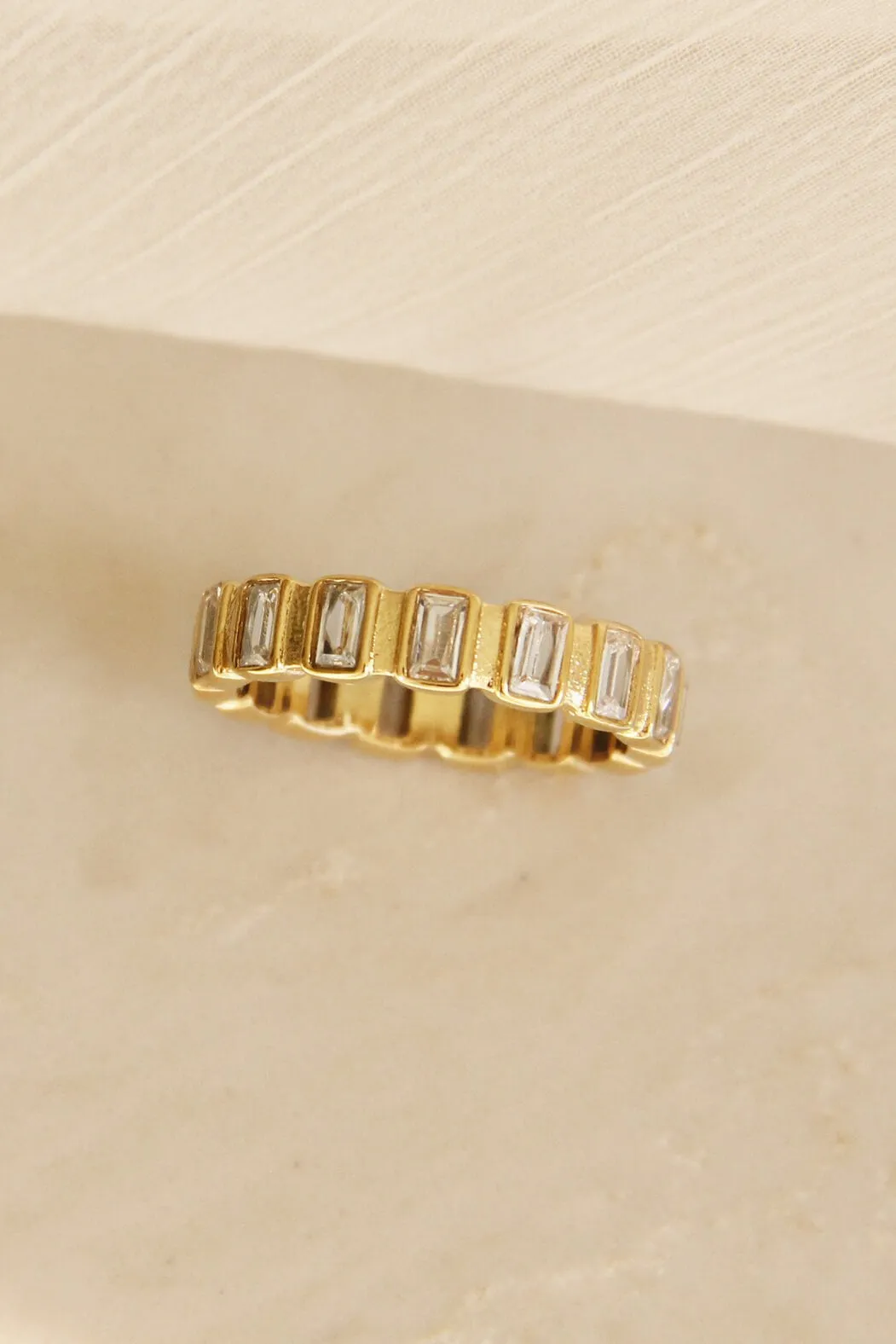 Baguette Eternity Band Ring