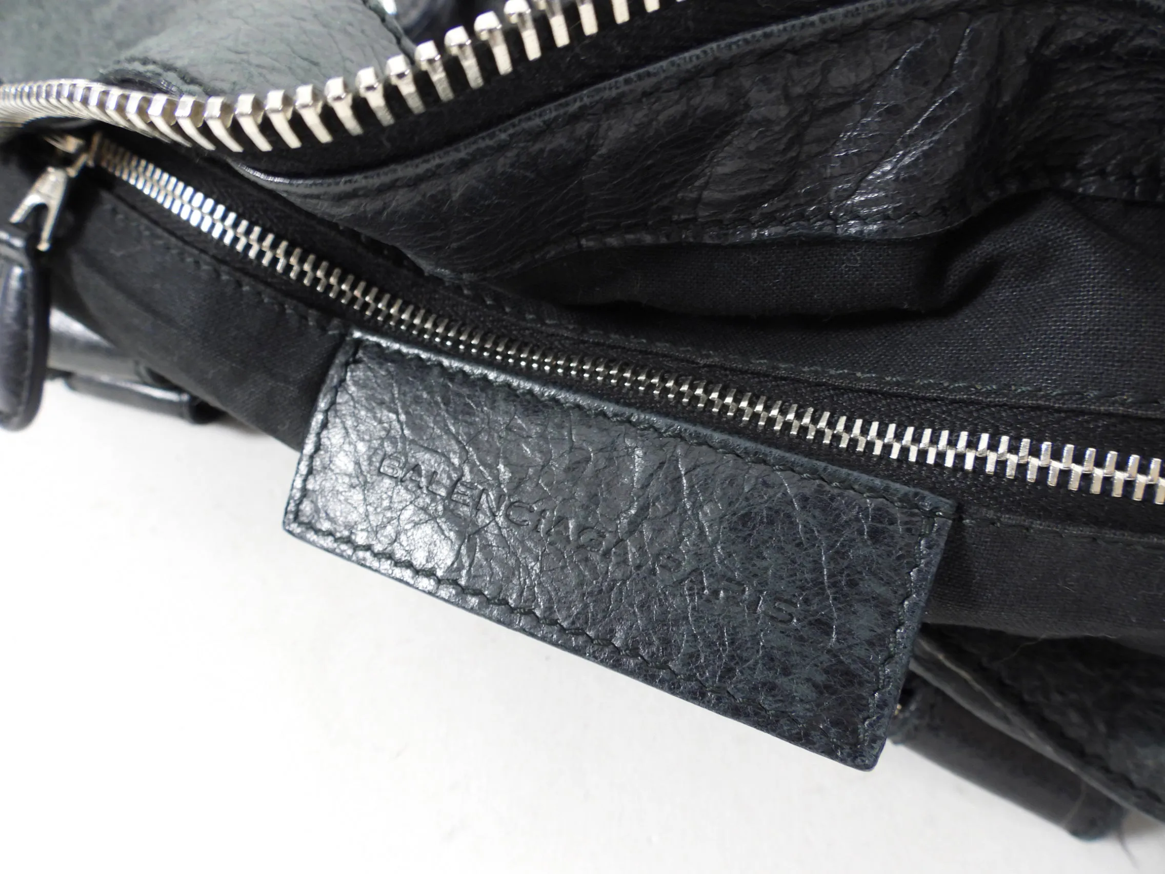 Balenciaga Black Leather Giant 21 Work Bag