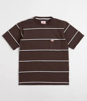 Battenwear Pocket Rugby T-Shirt - Olive Stripe