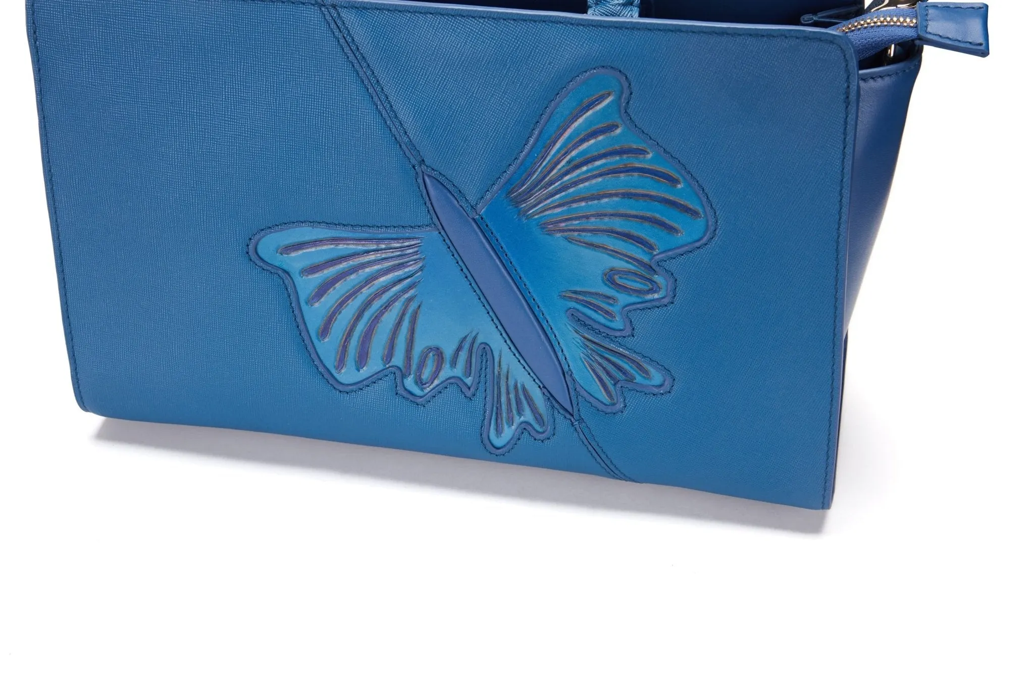 Butterfly Blue Satchel