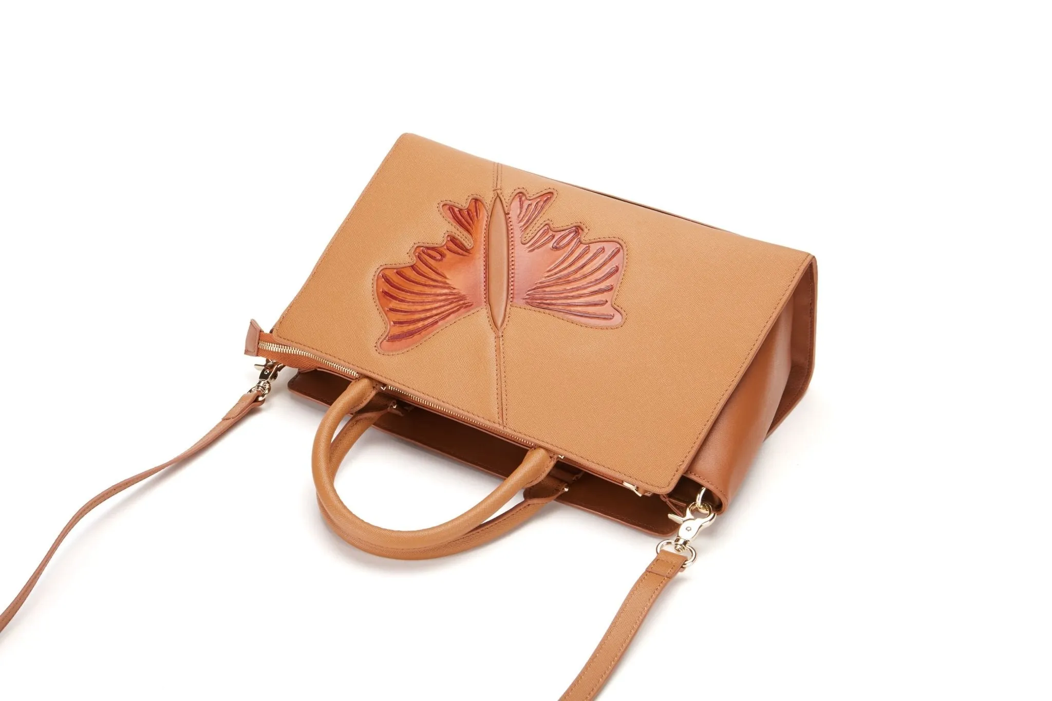 Butterfly Brown Satchel