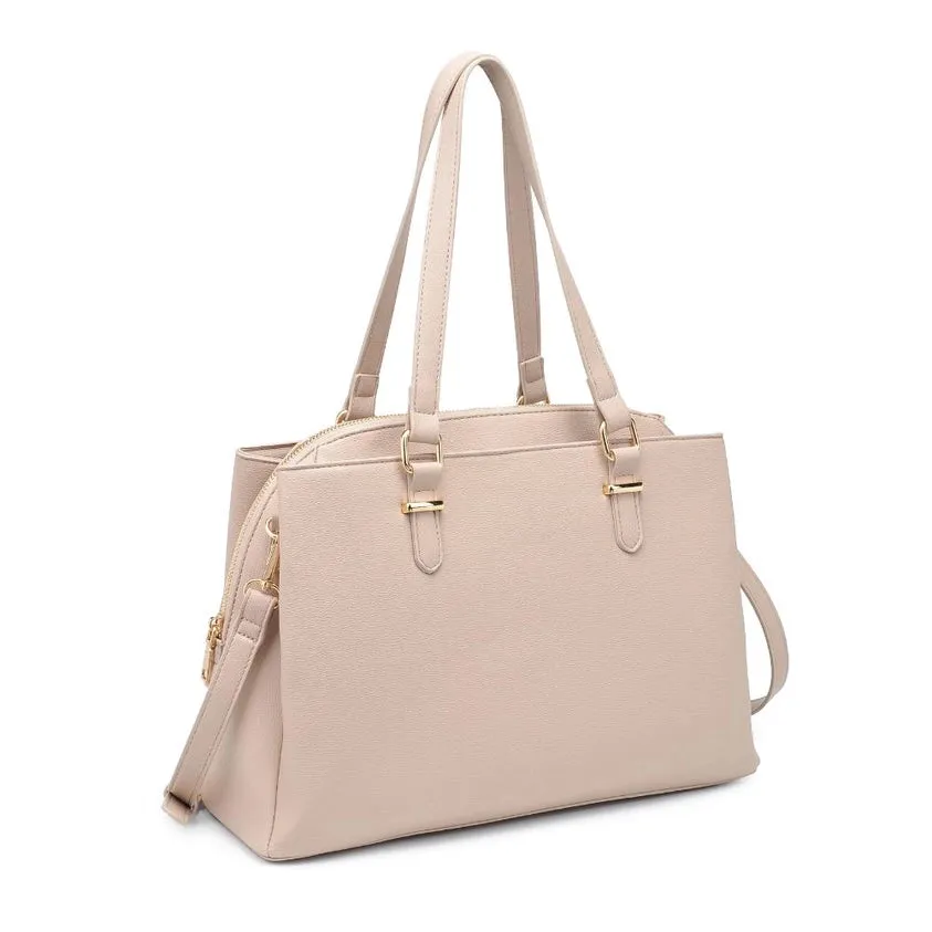 Cambria Satchel-Natural