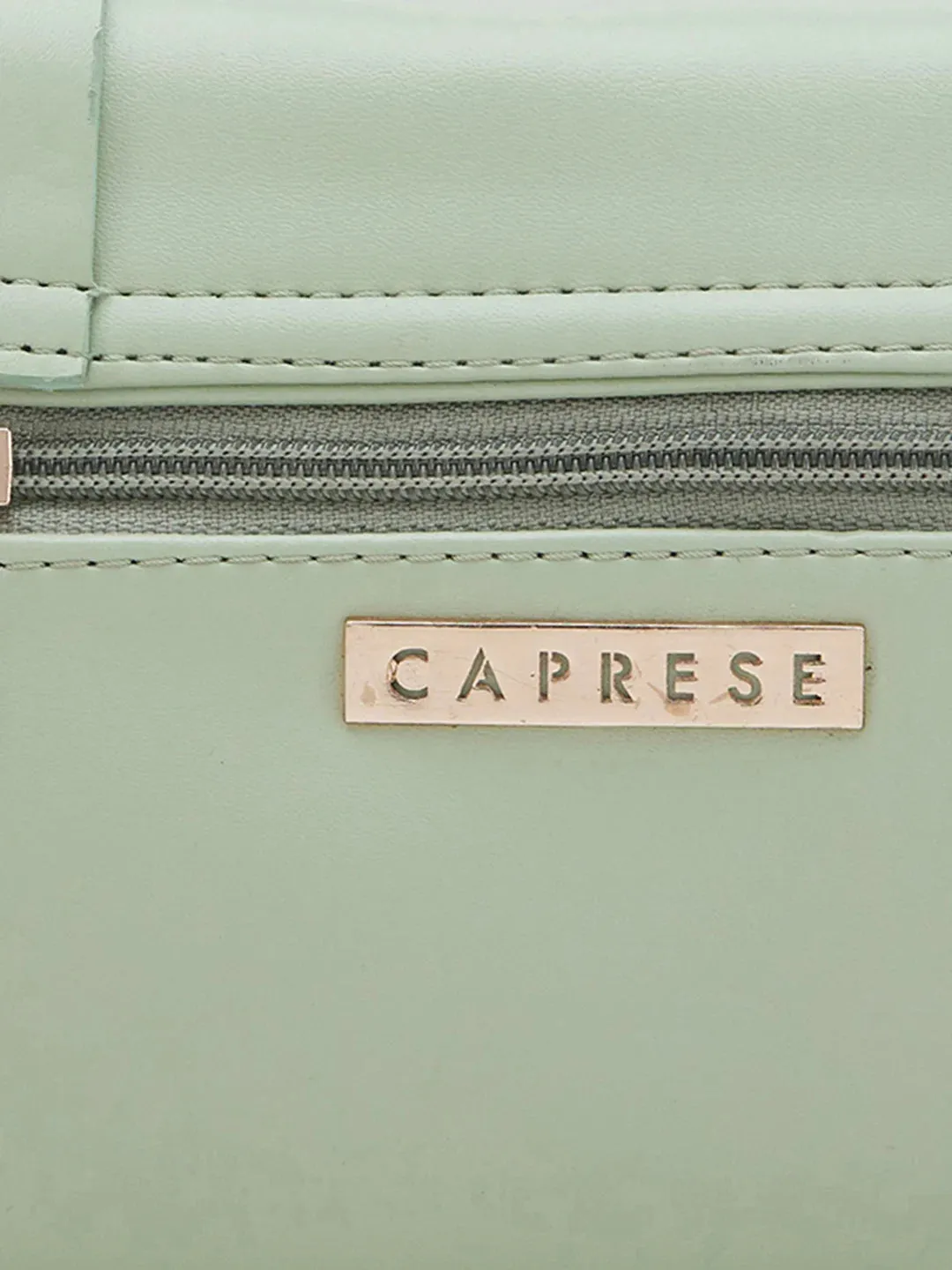 Caprese Emily In Paris Solid Small Sling Handbag Mint