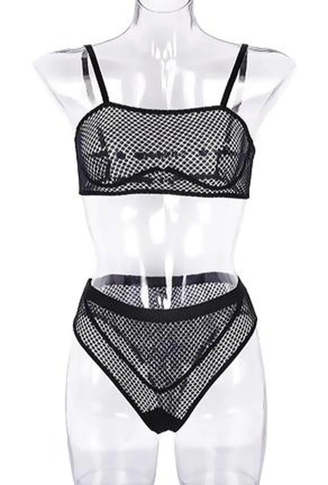 CHLOE - MESH 2 PIECE LINGERIE