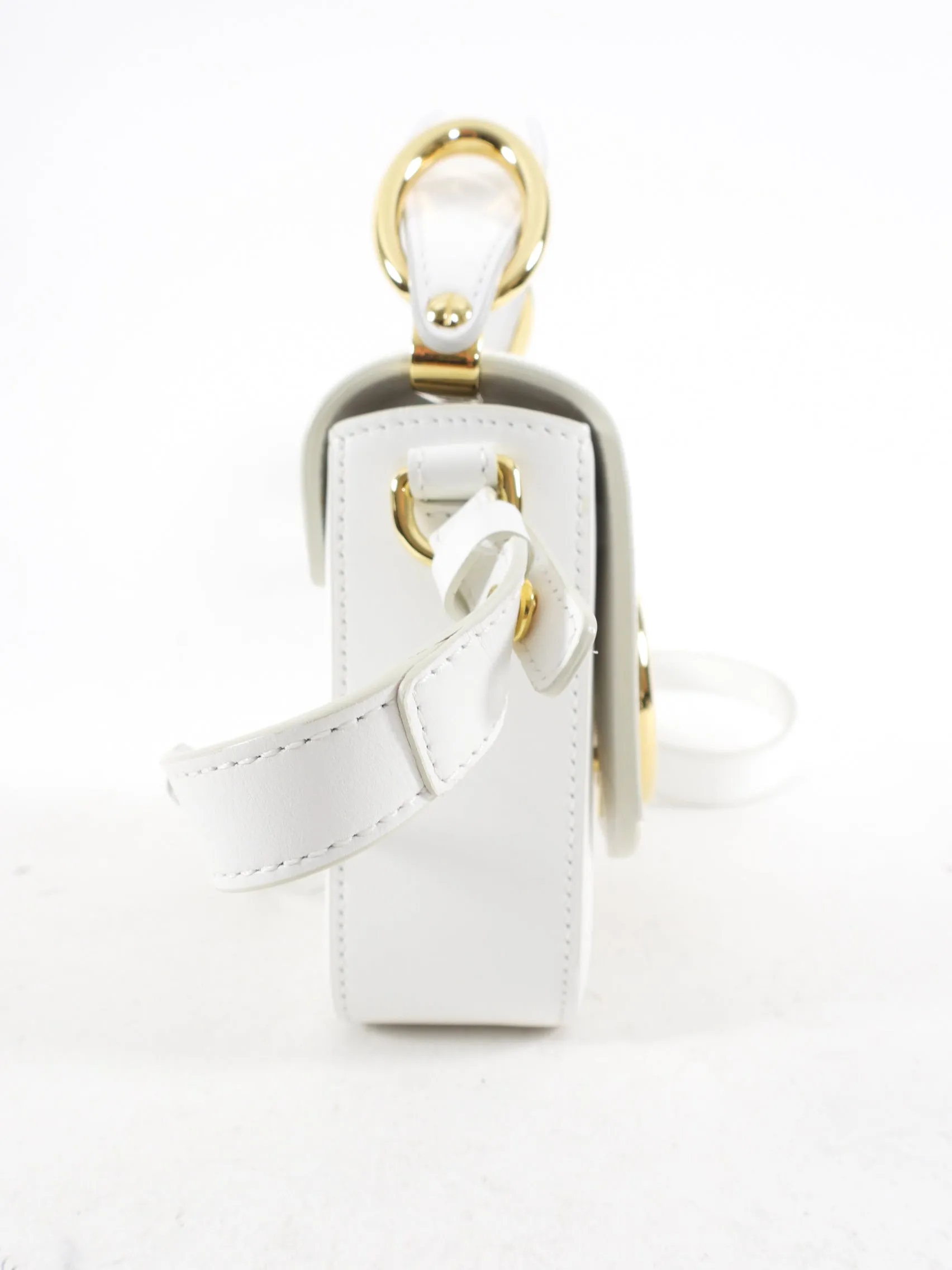 Chloe Mini C de Chloe White Crossbody Bag