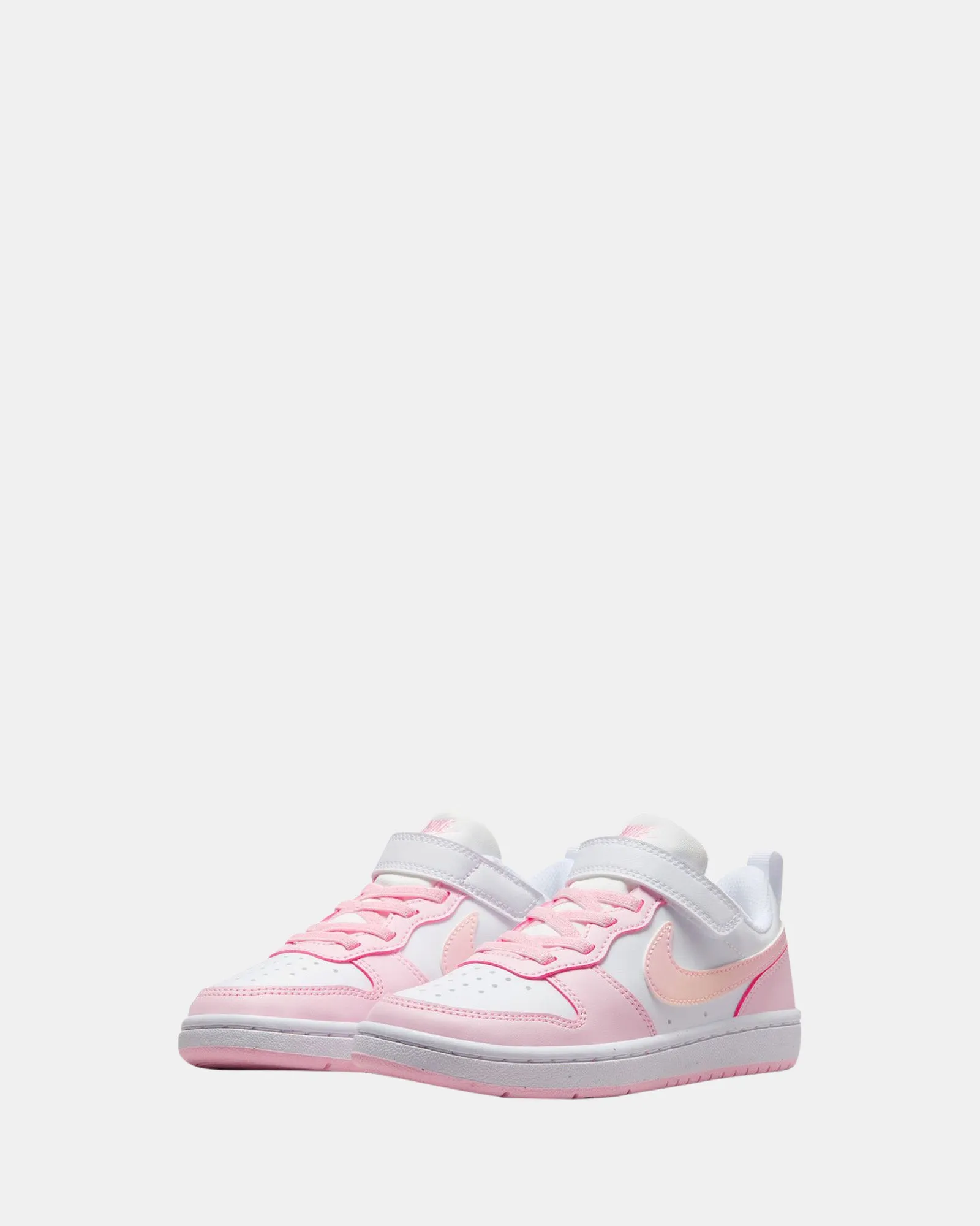 Court Borough Low Recraft Pre-School White/Pink Foam