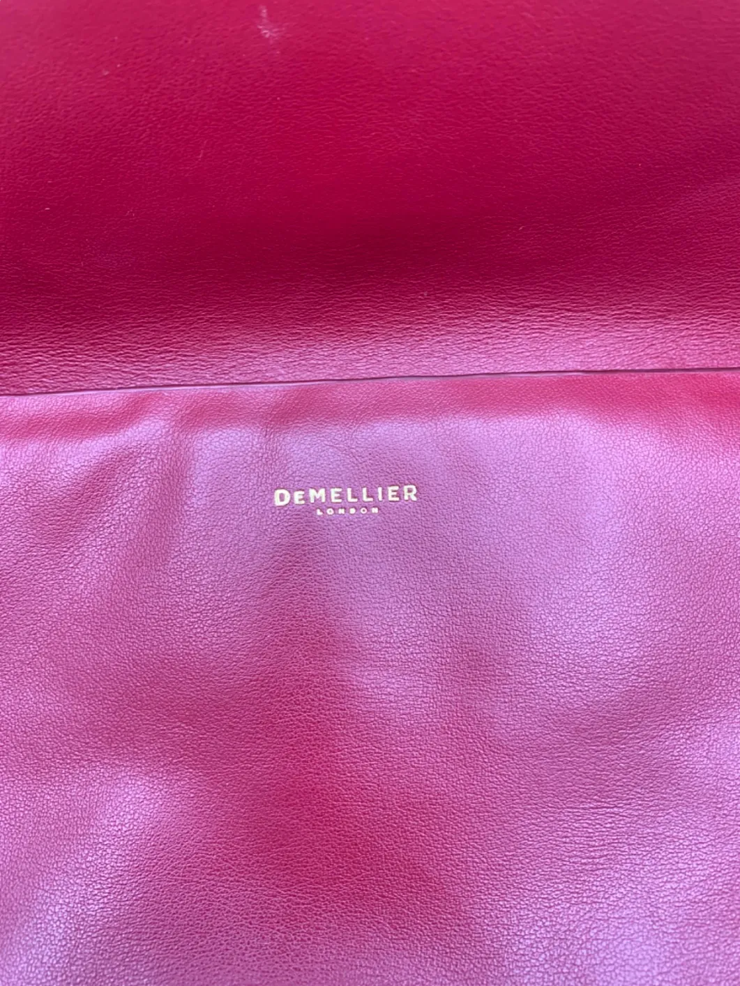 DeMellier Burgundy Leather Verona bag