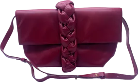 DeMellier Burgundy Leather Verona bag