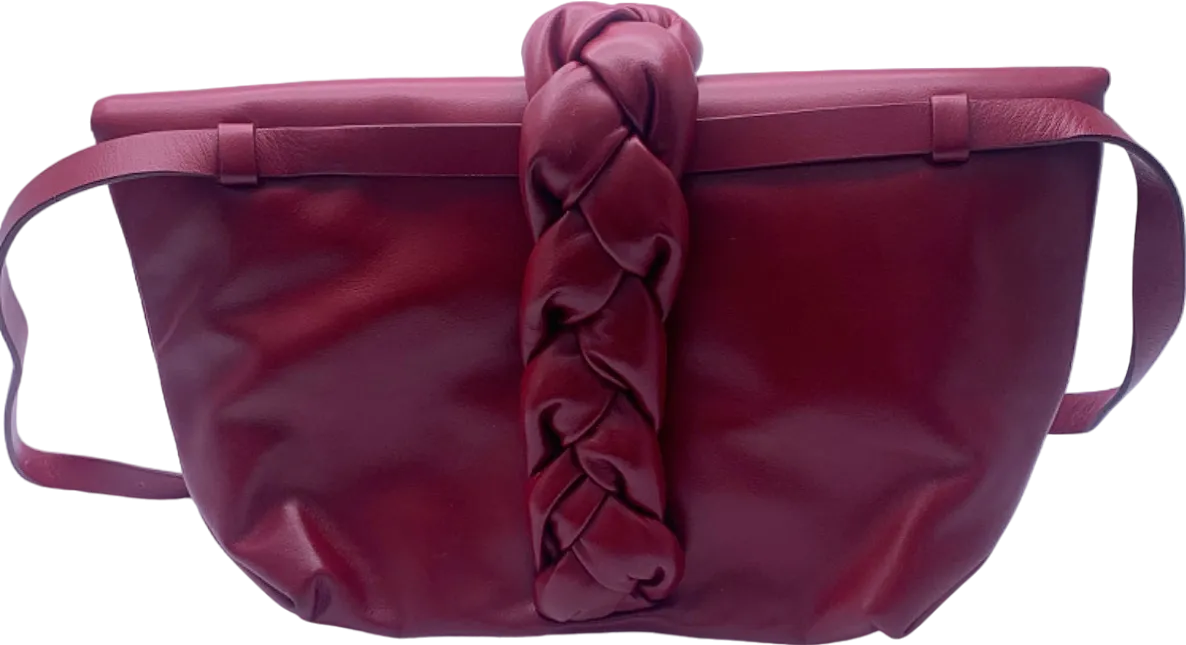 DeMellier Burgundy Leather Verona bag