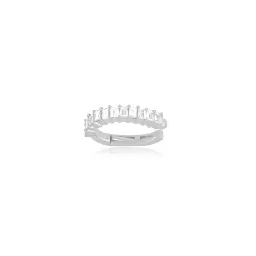 EF Collection - Diamond Ear Cuff, White Gold