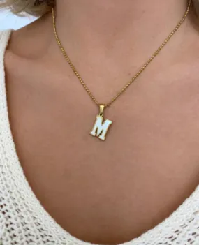 FarrahB ‘School Girl Initial Necklace’