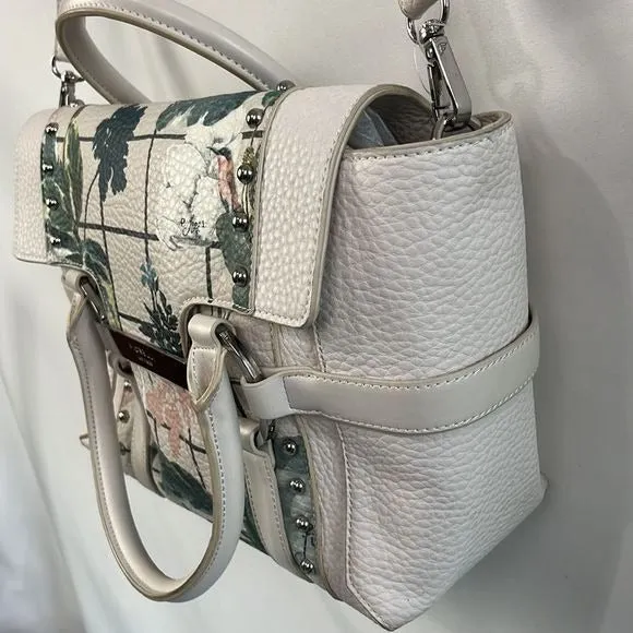 FiorelliBotanical Print White Bag