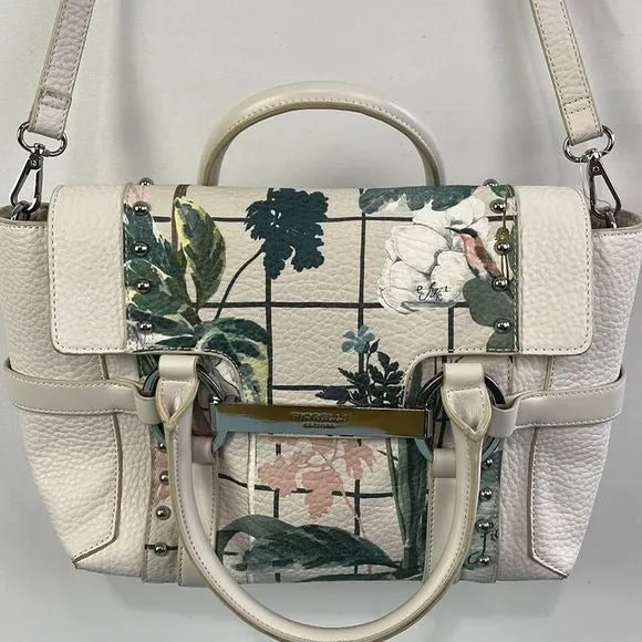 FiorelliBotanical Print White Bag