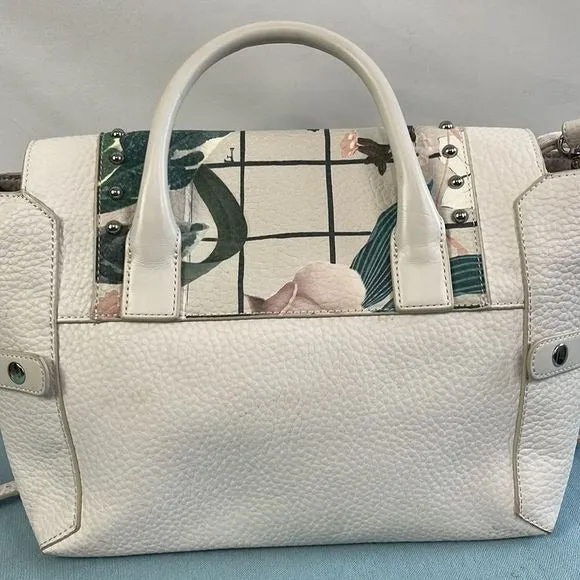 FiorelliBotanical Print White Bag