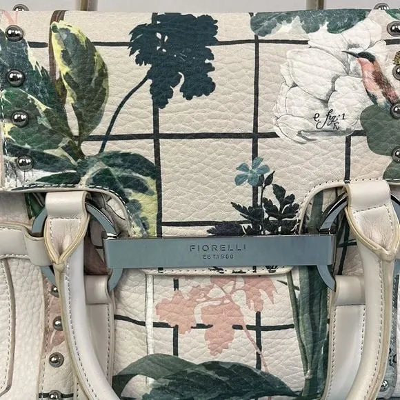 FiorelliBotanical Print White Bag