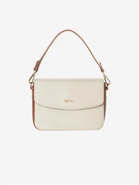 Gracie Classic Vegan Satchel | Latte