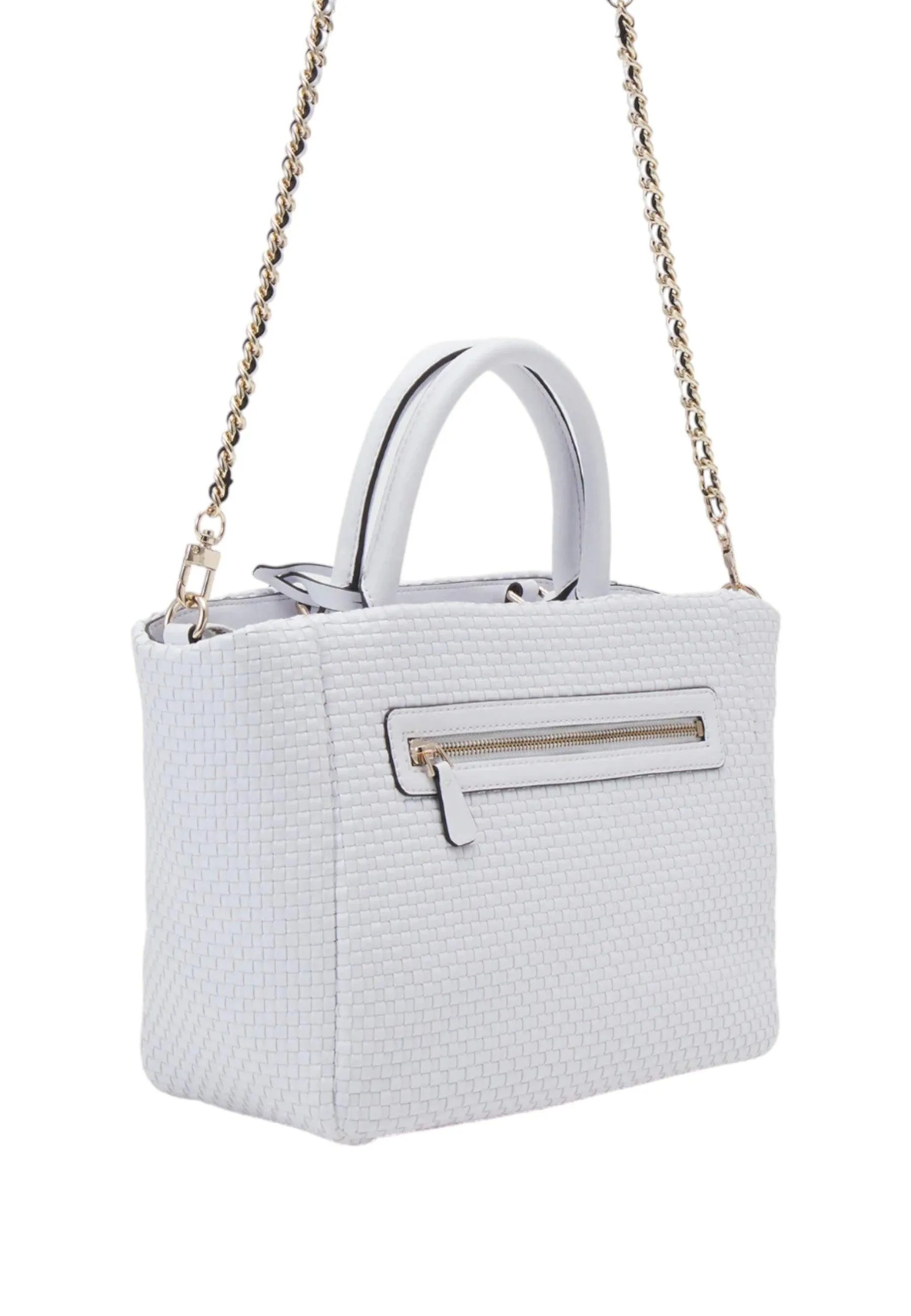 GUESS Etel Borsa Satchel Girlfriend Donna White WG921906