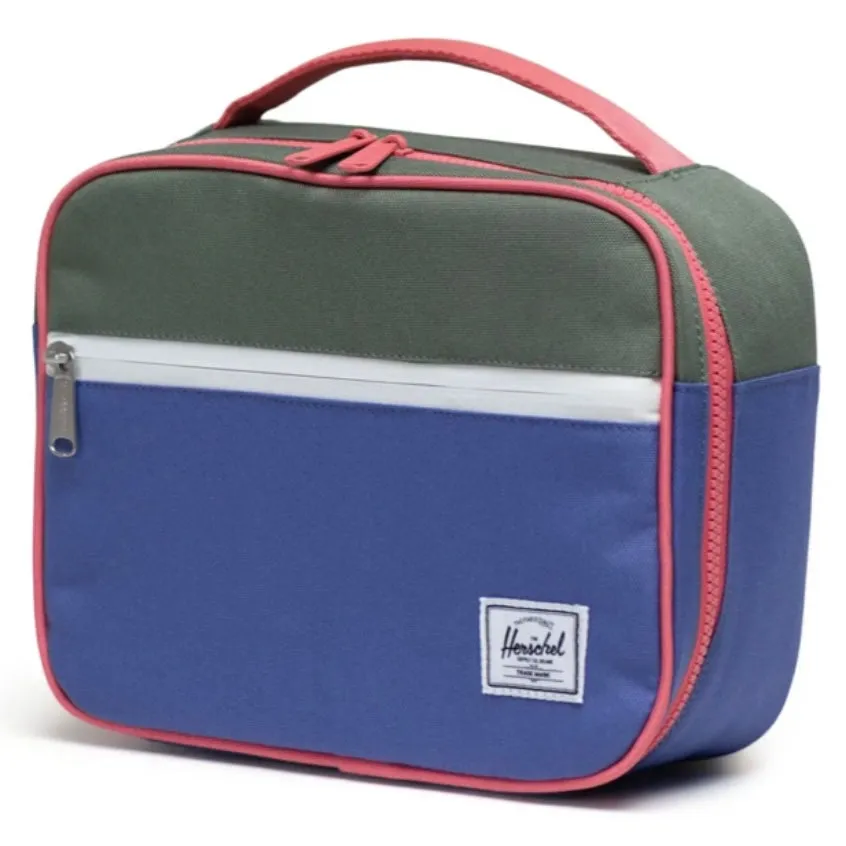 Herschel Pop Quiz Lunch Box Little Herschel Dusted Peri/Sea Spray/Tea Rose