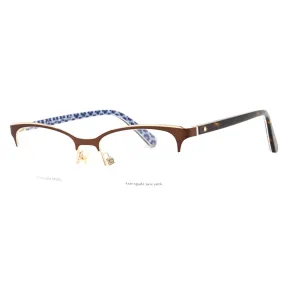 Kate Spade BRIEANA Eyeglasses BROWN/Clear demo lens