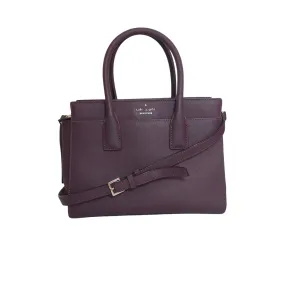 Kate Spade Plum Leather Satchel | Pre Loved |