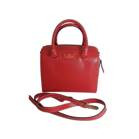 Kate Spade Red Leather 'Wellesley' Satchel | Pre loved |