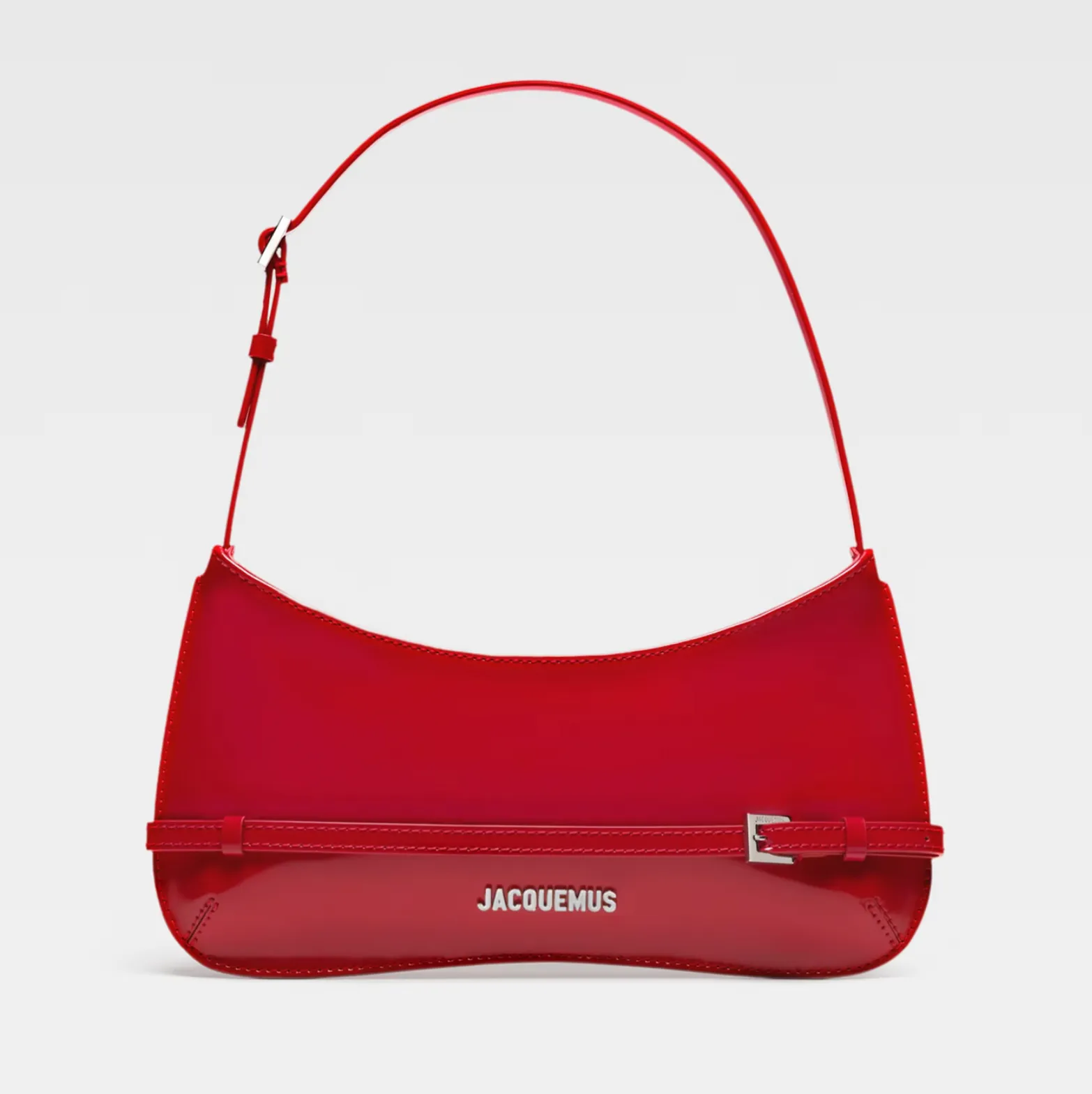 LE BISOU BELTED SHOULDER BAG - RED