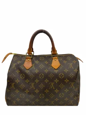 Louis Vuitton Monogram Canvas Speedy 30 Bag