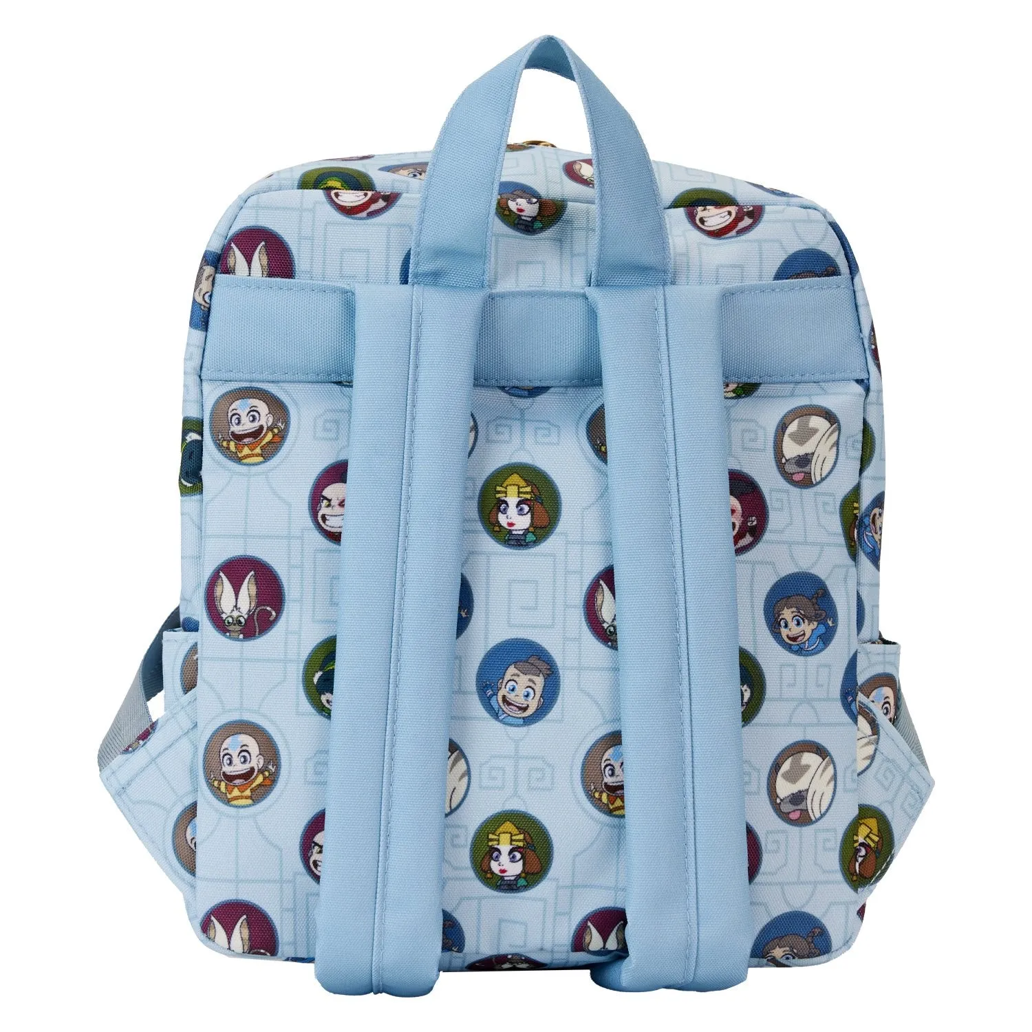 Loungefly Nickelodeon Avatar the Last Airbender Allover Print Square Nylon Mini Backpack