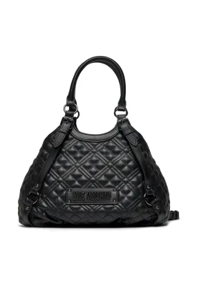 LOVE MOSCHINO Borsa Satchel Donna Nero Canna di Fucile JC4010PP1ILA000A