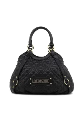 LOVE MOSCHINO Borsa Satchel Donna Nero Gold JC4010PP1ILA0000