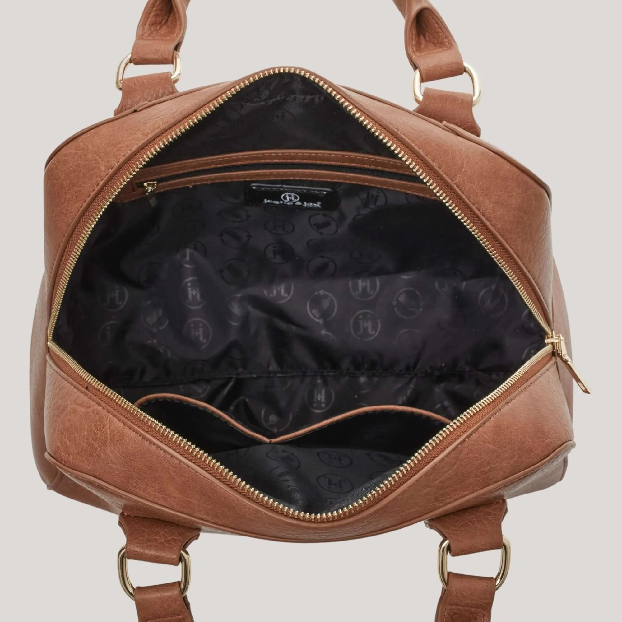 MADELYN | Camel Classic Satchel