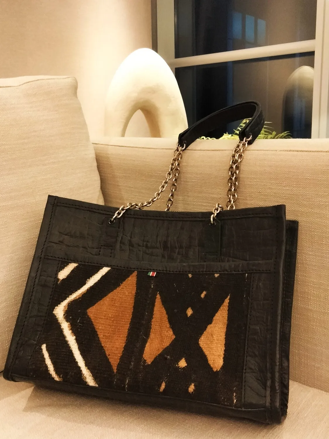 Mraba Mud Cloth Handbag