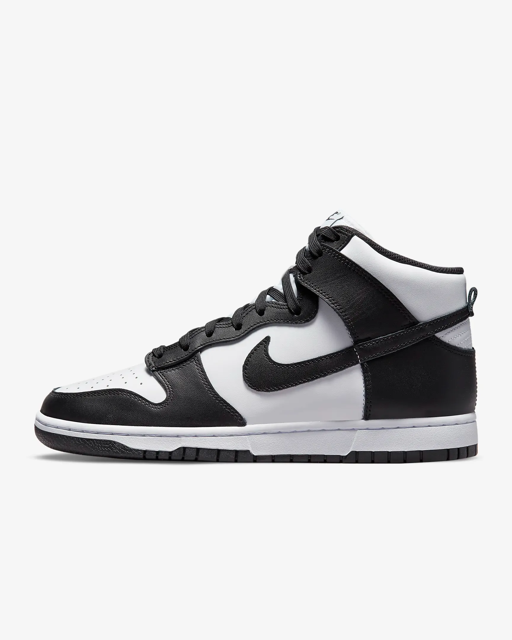 Nike Men's Dunk High Retro Shoes - White / Total Orange / Black