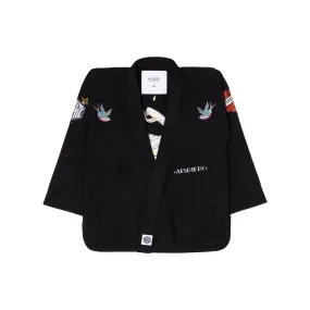 'Old School' Kimono - Black