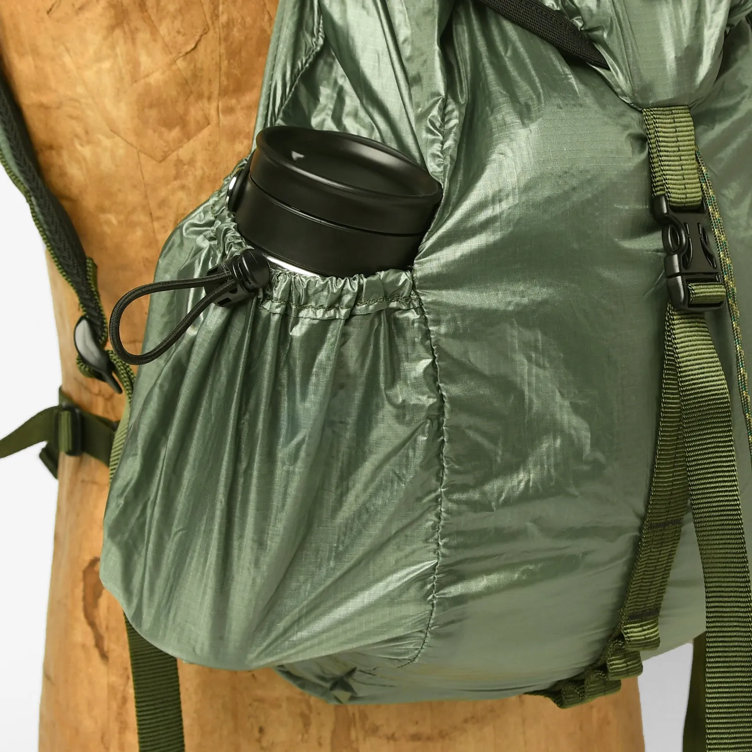 Packable Back Pack - 1.1oz Parachute Nylon Spruce