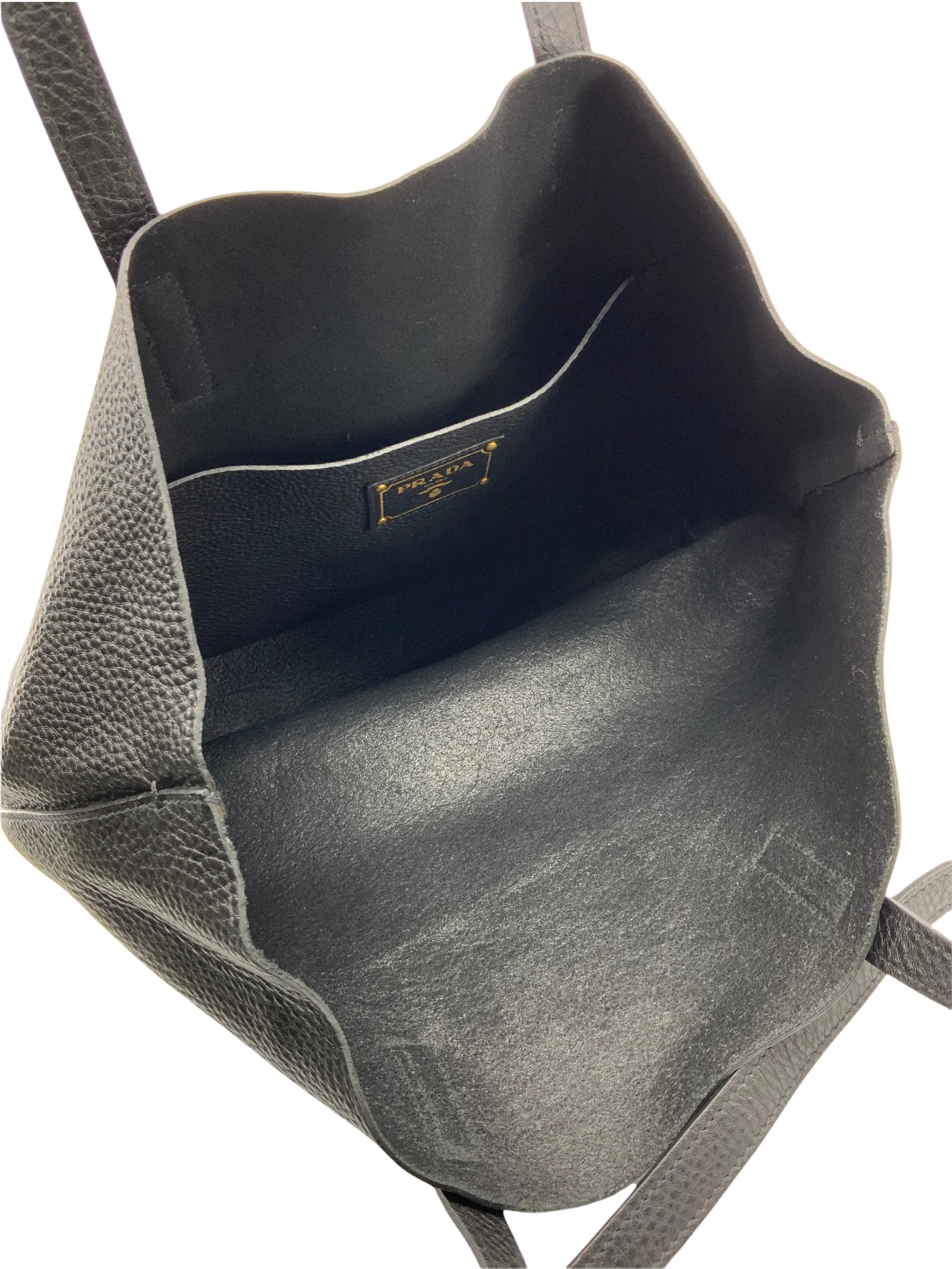 Prada Vitello Daino Large Open Tote