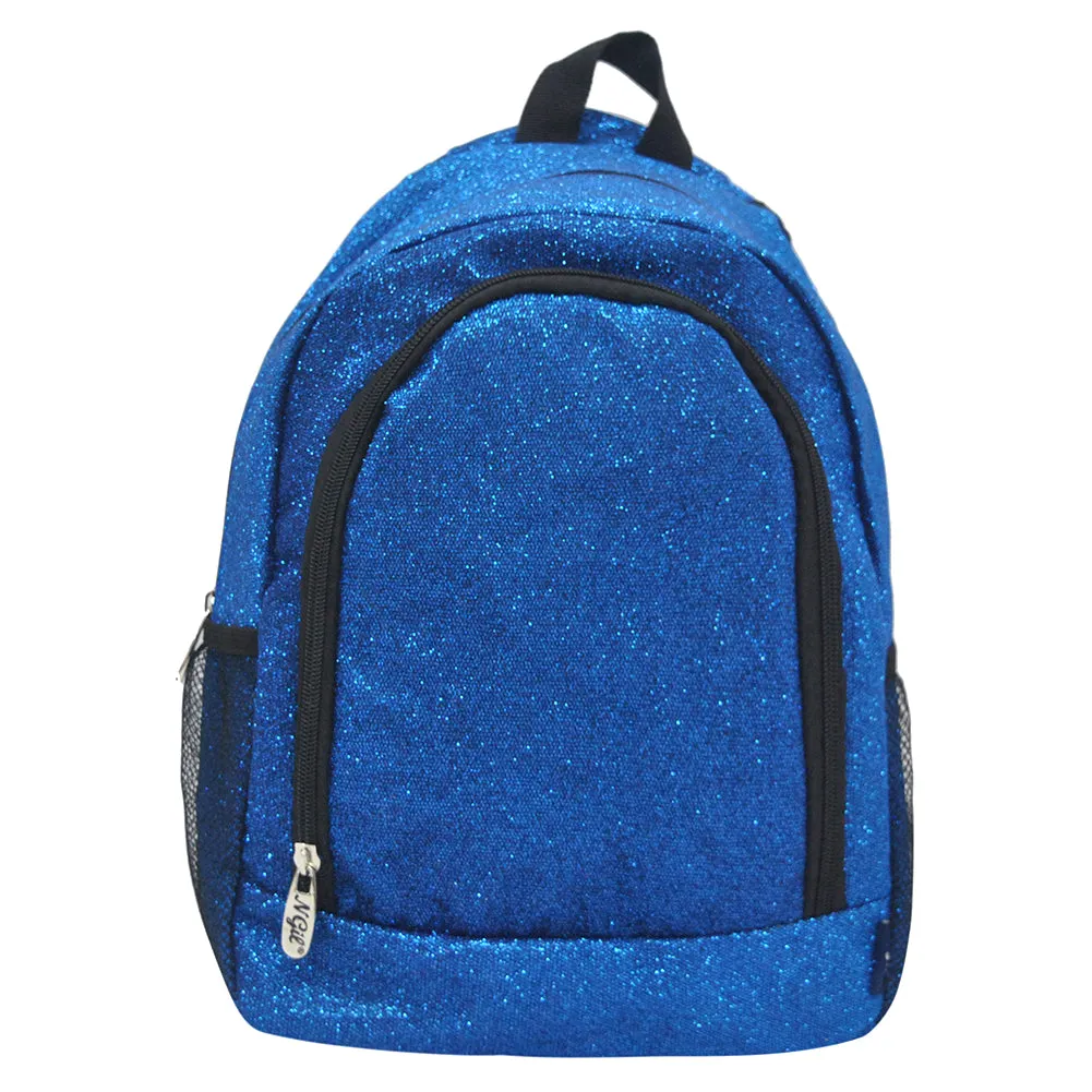 Royal Blue Glitter Medium Size NGIL Backpacks For Gymnastics and Cheer Competition