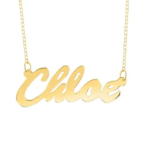 Script Name Necklace Chloe