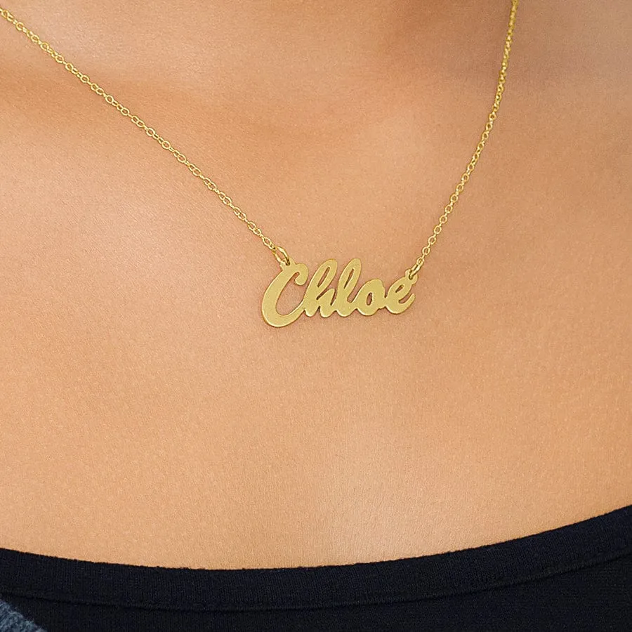 Script Name Necklace Chloe