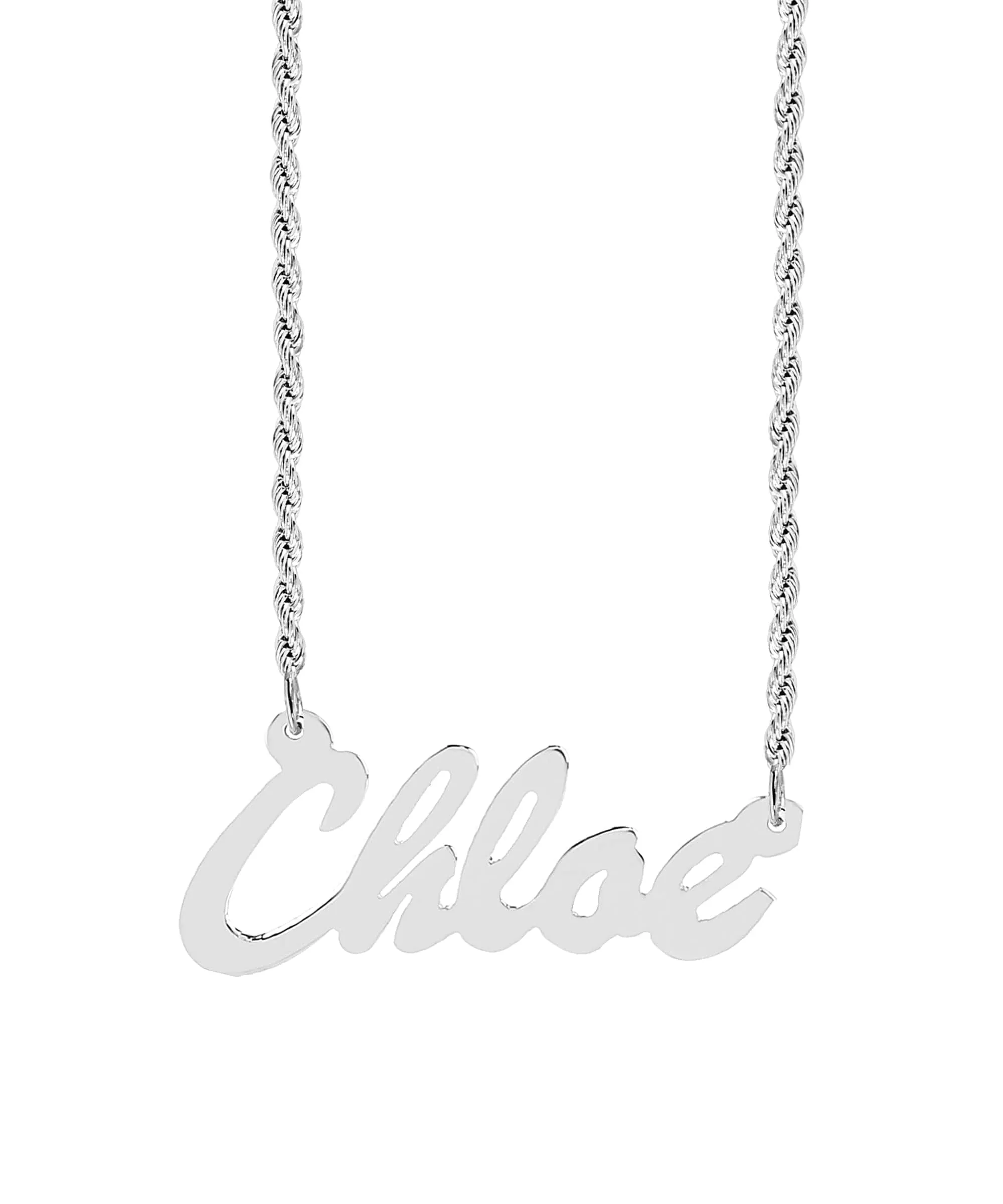 Script Name Necklace Chloe