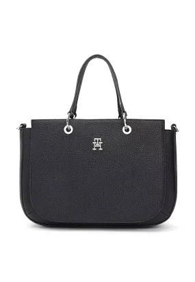 TOMMY HILFIGER Borsa Satchel Black AW0AW14503