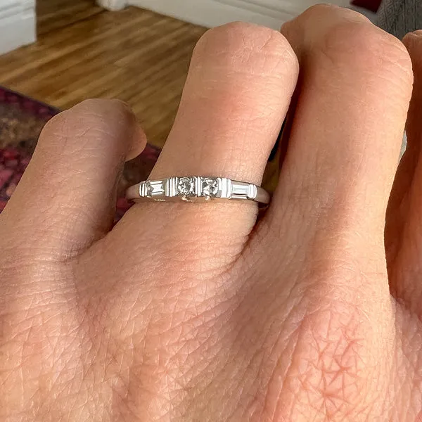 Vintage Diamond Wedding Band