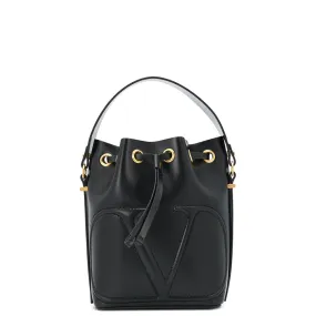 VLogo Bucket Bag, Black